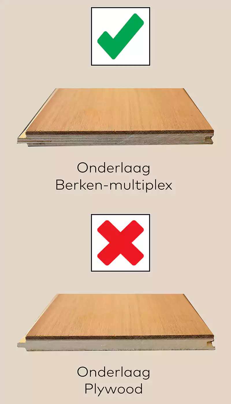 wel-niet-1 goede lamelparketvloer en niet goede lamelparket vloer