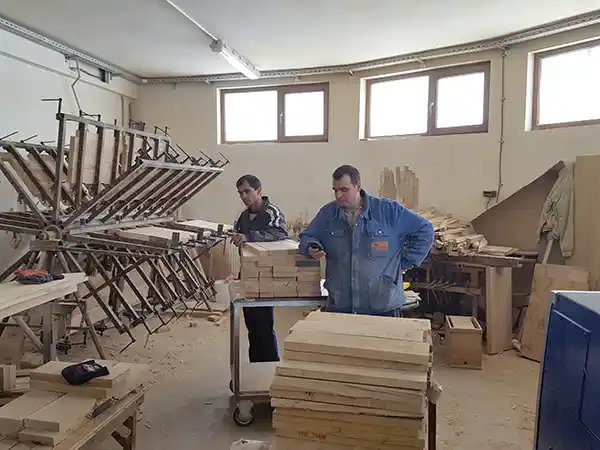 Houtproducten uit fabriek Bulgarije