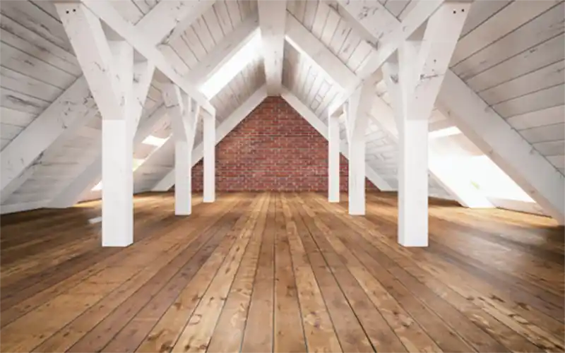 Oude houten planken als dekvloer
