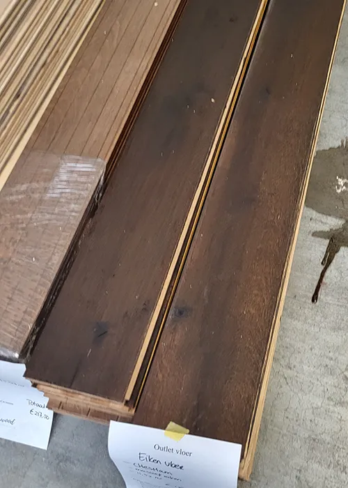 Eiken houten vloer aanbieding Fairwood houten vloer opruiming aanbieding Fairwood