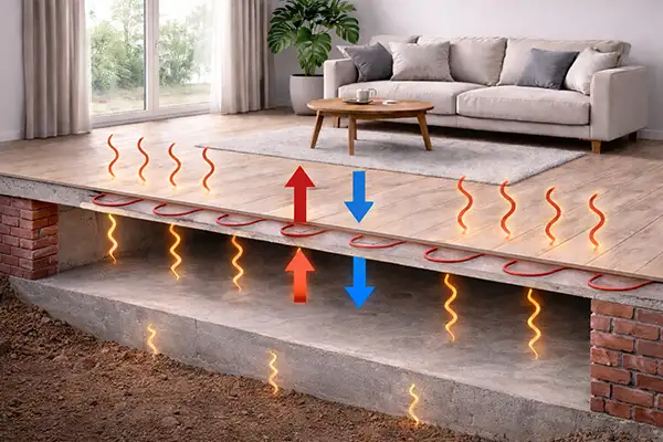 warmte doorgifte en warmte afgifte