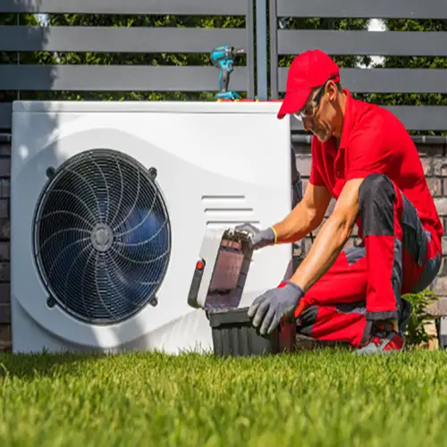 warmtepomp en houten vloer